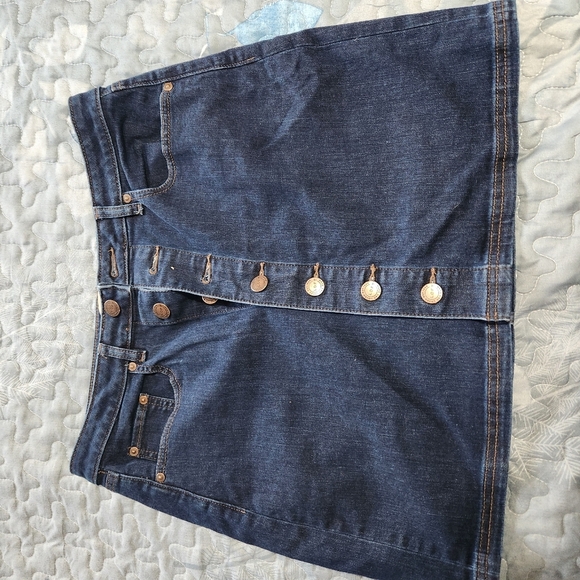 Womens loft jean skirt - Picture 2 of 5
